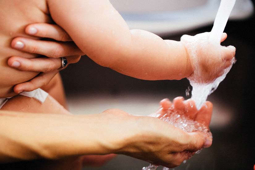 Child Wash Hand Parenting