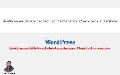 How to Fix “Briefly unavailable for scheduled maintenance. Check back in a minute.”